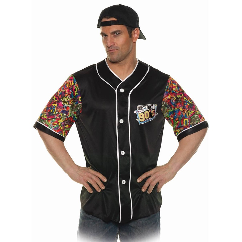 I Love The 90s Mens Button Down Costume Shirt