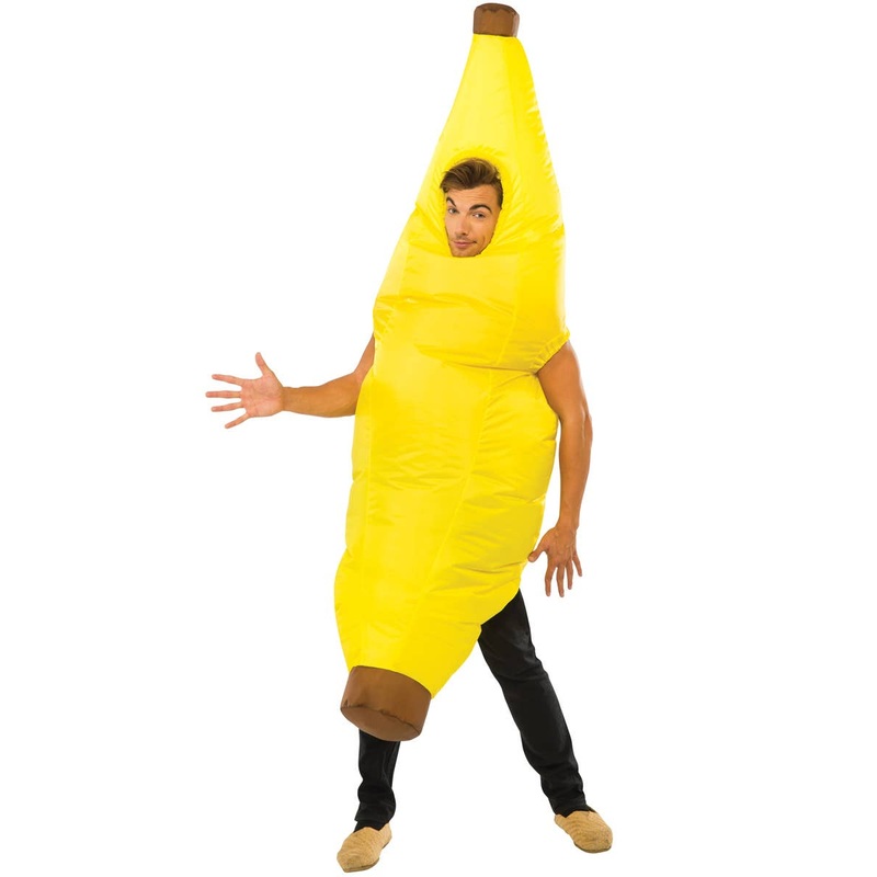 Inflatable Novelty Yellow Banana Adults Costume
