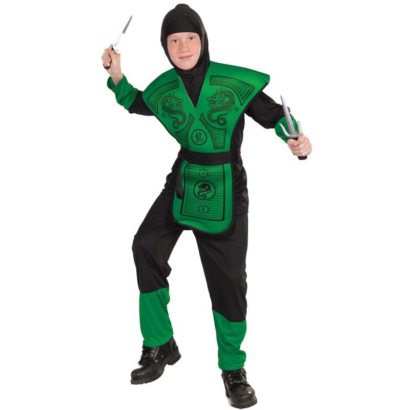 Japanese Ninja Warrior Boys Fancy Dress Costume