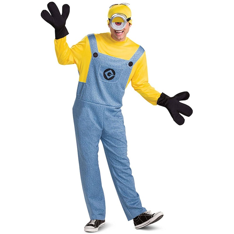 Licensed Minion Stuart Mens Despicable Me Costume