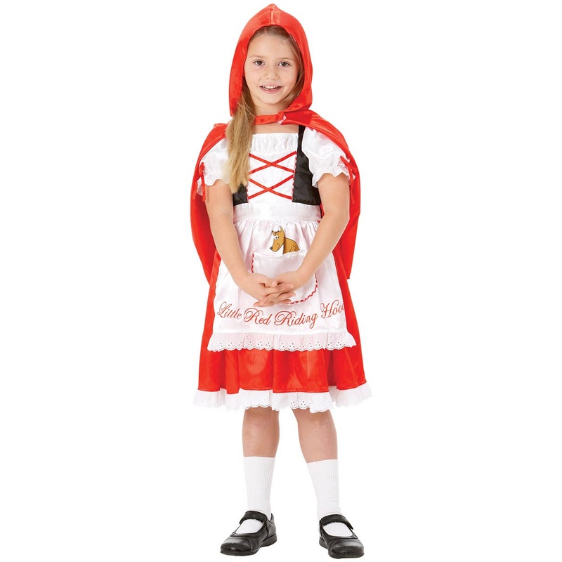 Little Red Riding Hood Girls Dress Up Costume