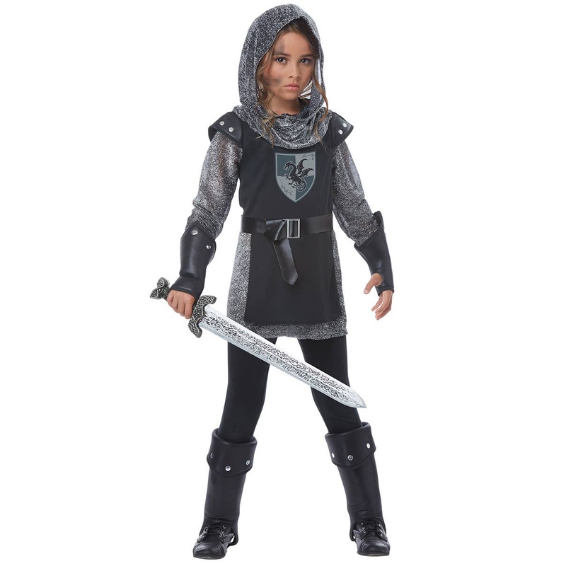 Noble Knight Girls Fancy Dress Costume