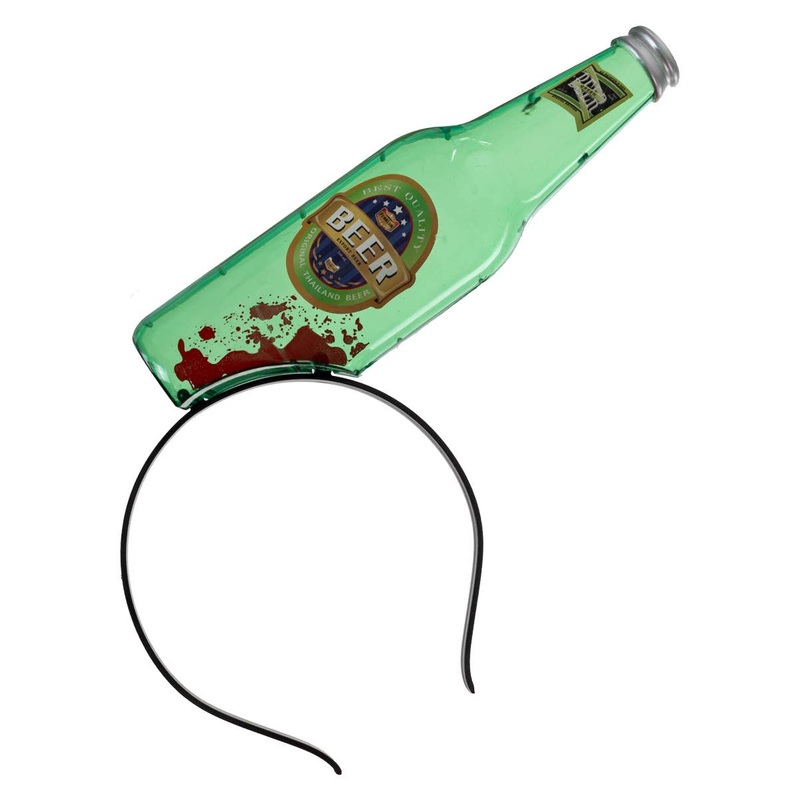 Novelty Smashed Beer Bottle Halloween Costume Headband