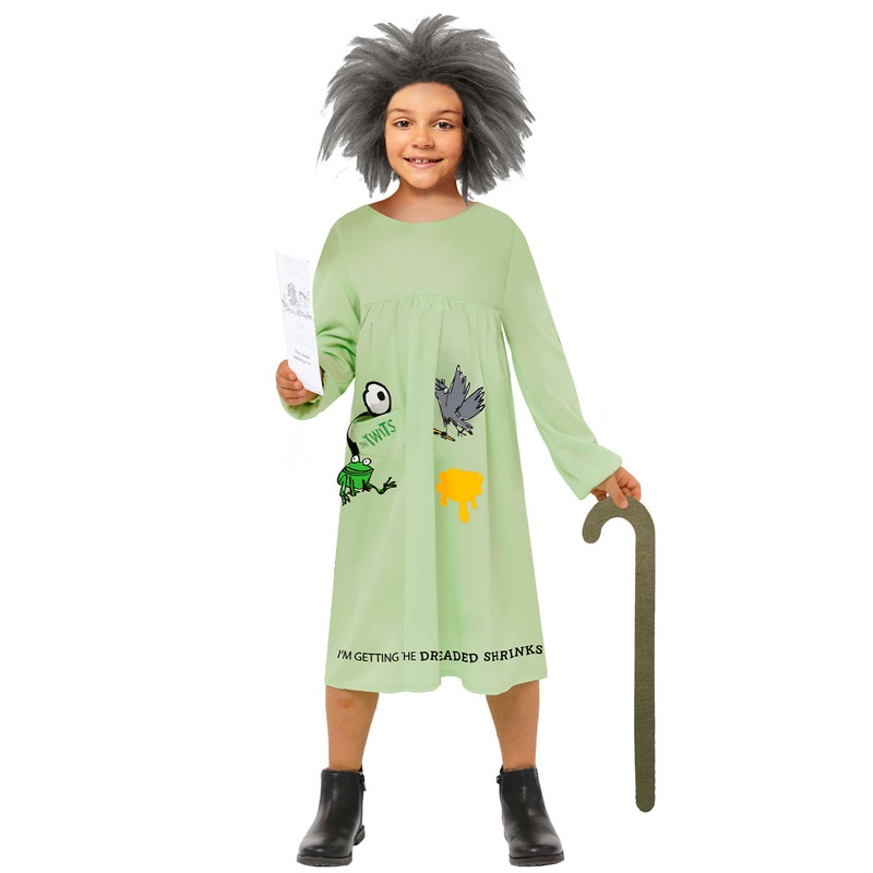 Roald Dahl Girls Classic Mrs Twit Book Week Costume