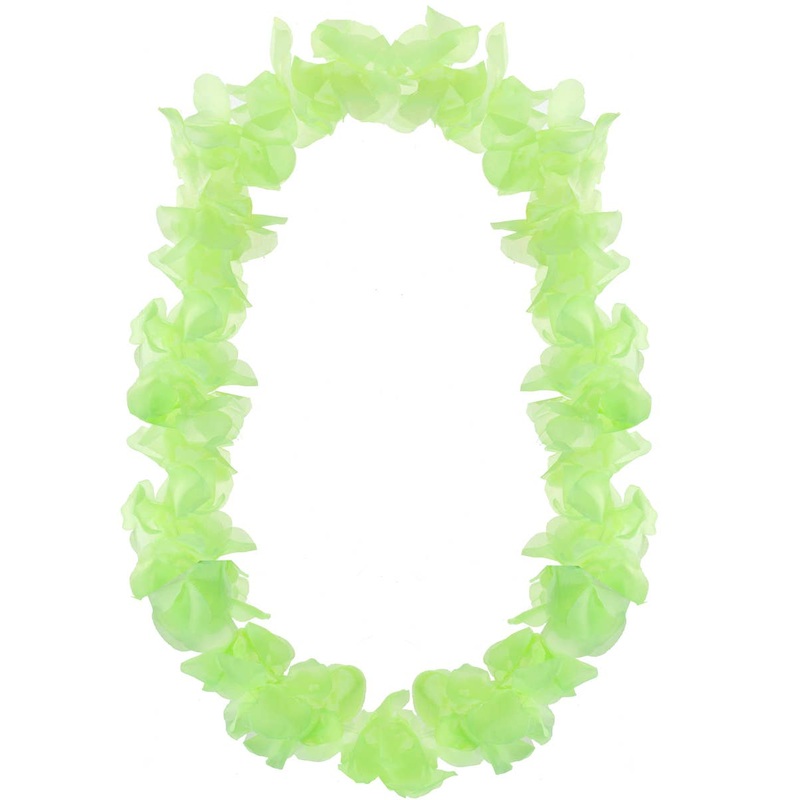 Tropical Lime Green Hawaiian Lei Costume Accessory