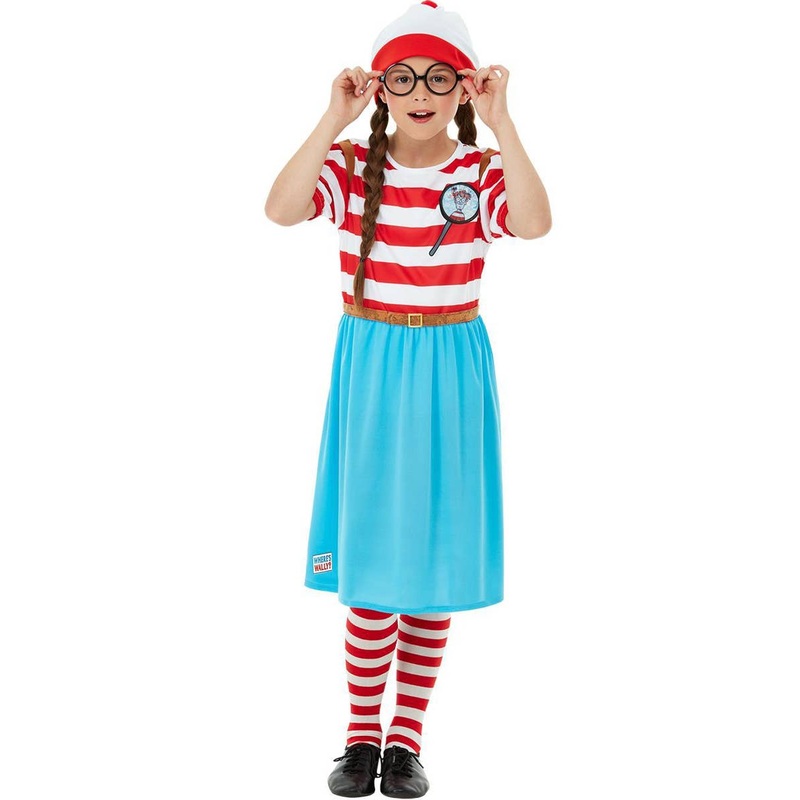 Where's Wally Deluxe Girls Wenda Book Week Costume