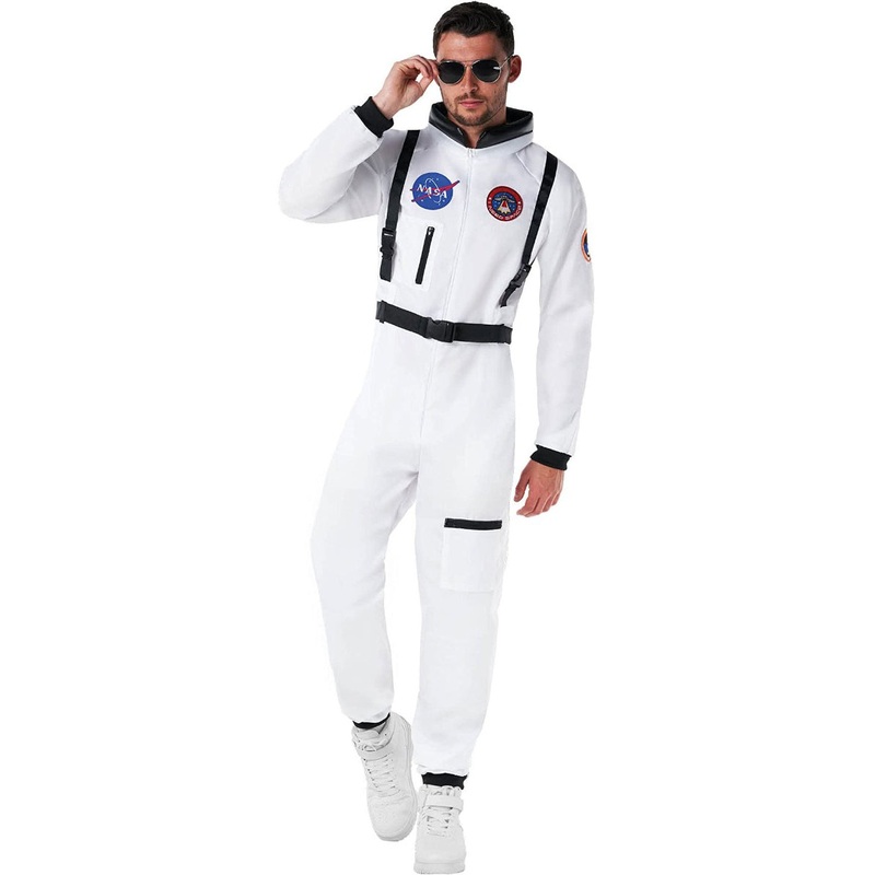 White NASA Space Astronaut Mens Costume