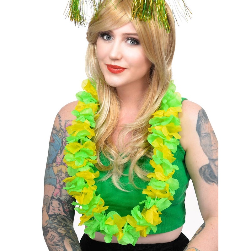 Australia Day Green and Gold Lei Costume Accessory