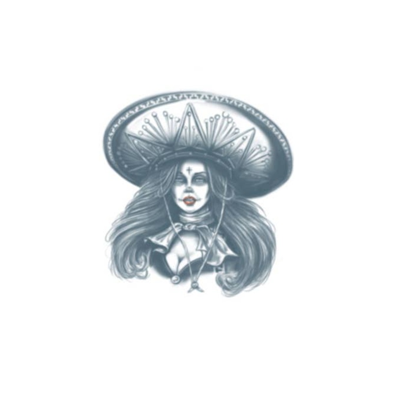 Bandita Day Of The Dead Special FX Temporary Tattoo