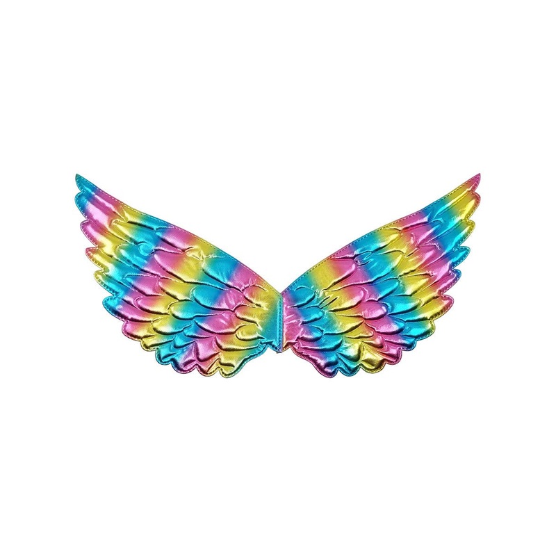 Bright Pastel Rainbow Mini Angel Costume Wings