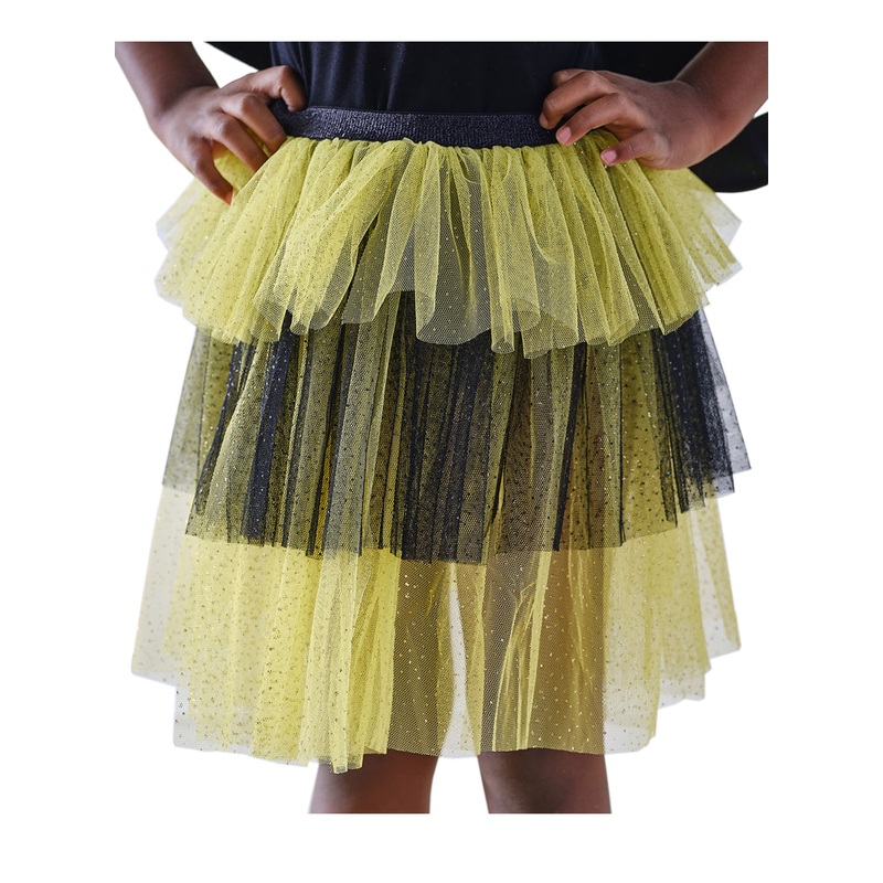 Bumble Bee Deluxe Girls Yellow And Black Costume Tutu