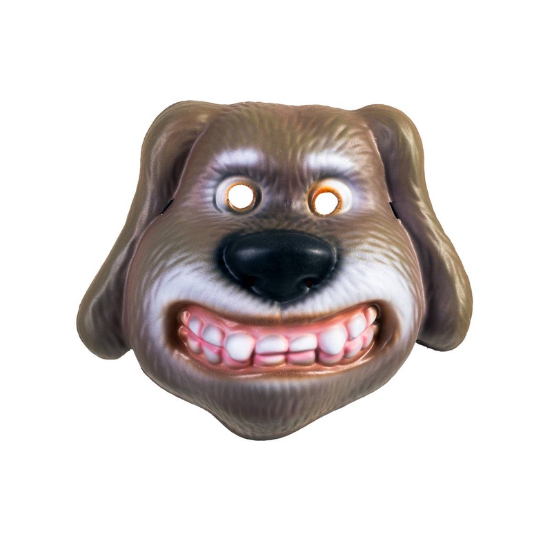 Cartoon Dog Brown Costume Mask