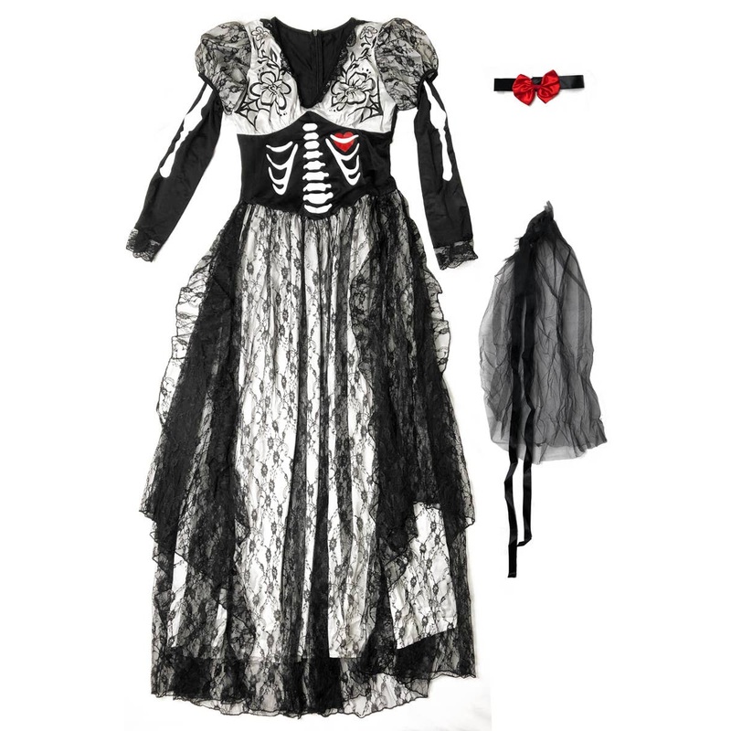 Day of the Dead Bride Womens Costume - Size Small