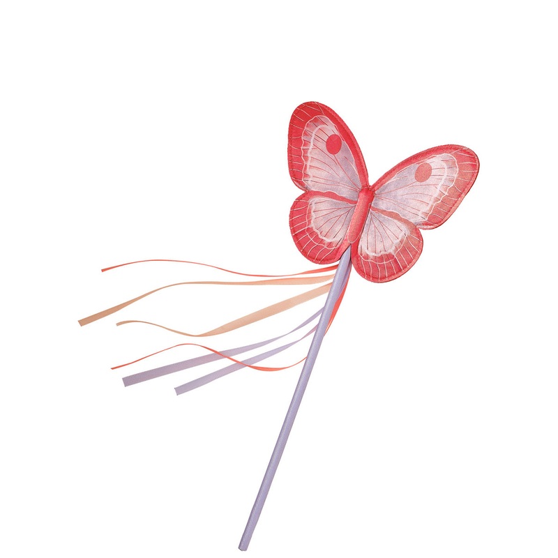 Deluxe Red Butterfly Girls Costume Wand