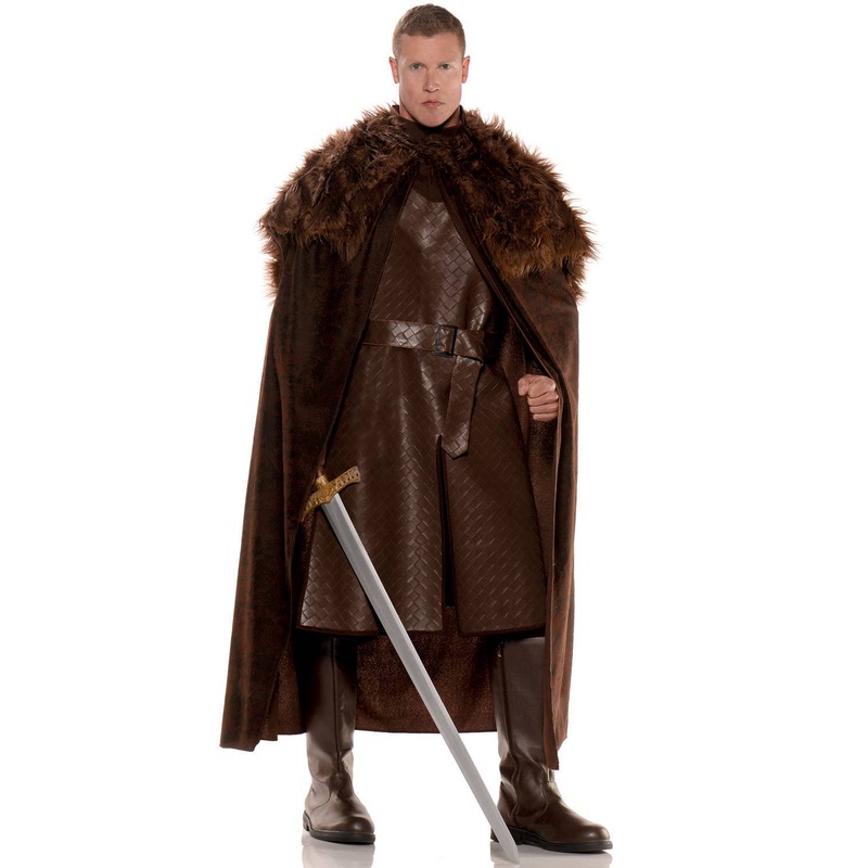 Game of Thrones Mens Renaissance Brown Cape