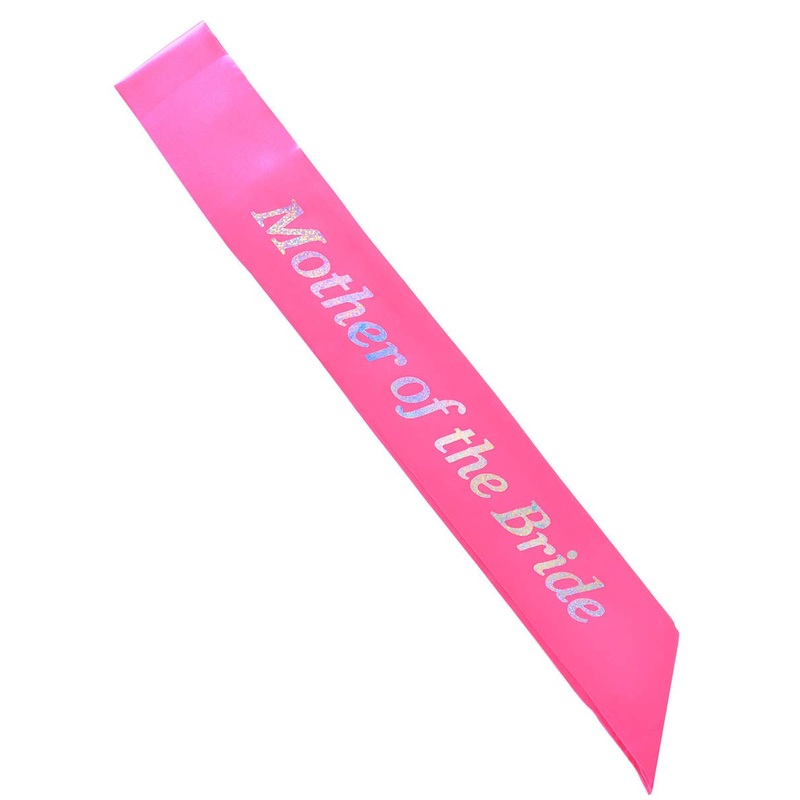 Hot Pink Mother Of The Bride Hens Night Sash