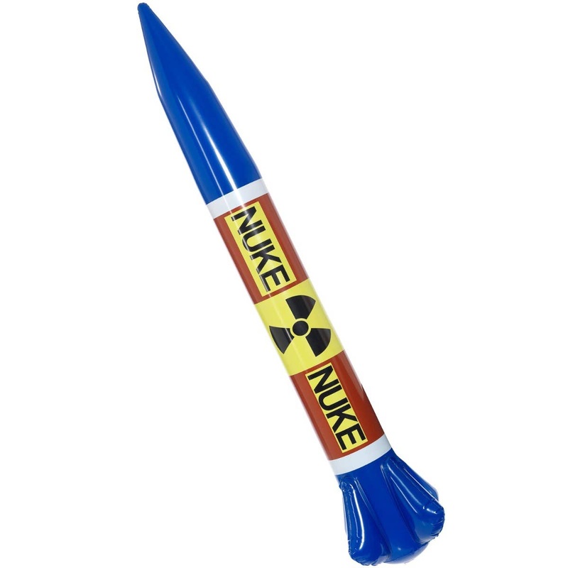 Inflatable Nuclear Missile Costume Accessory