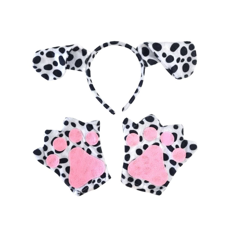 Instant Dalmatian Kids Dog Costume Accessory Set