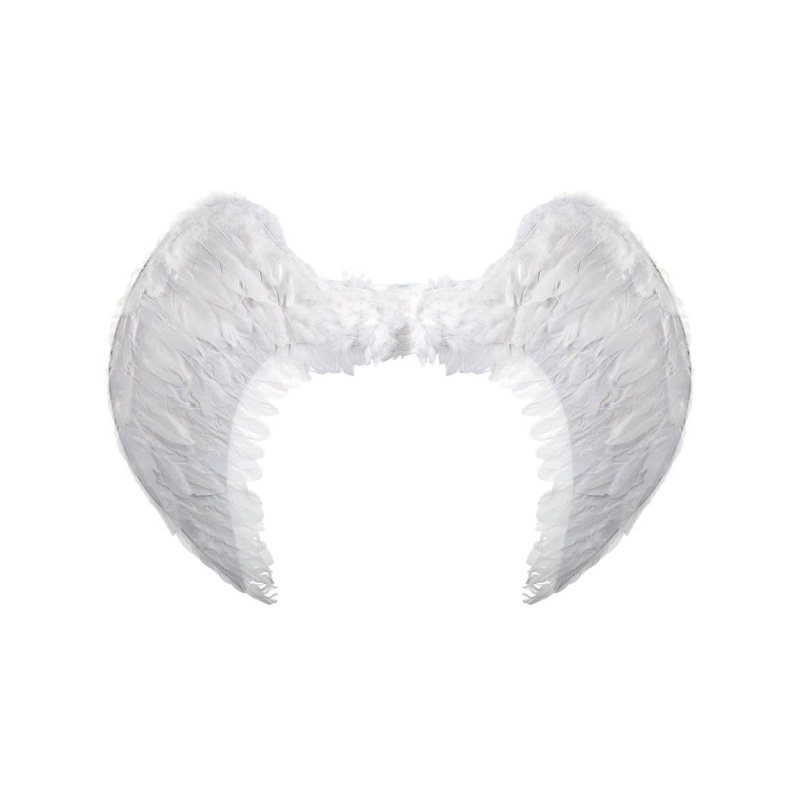 Large White Feather Celestial Angel Costume Wings