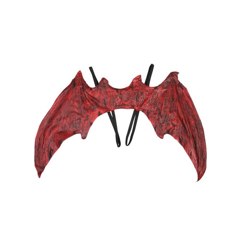 Latex Red Devil Halloween Wings