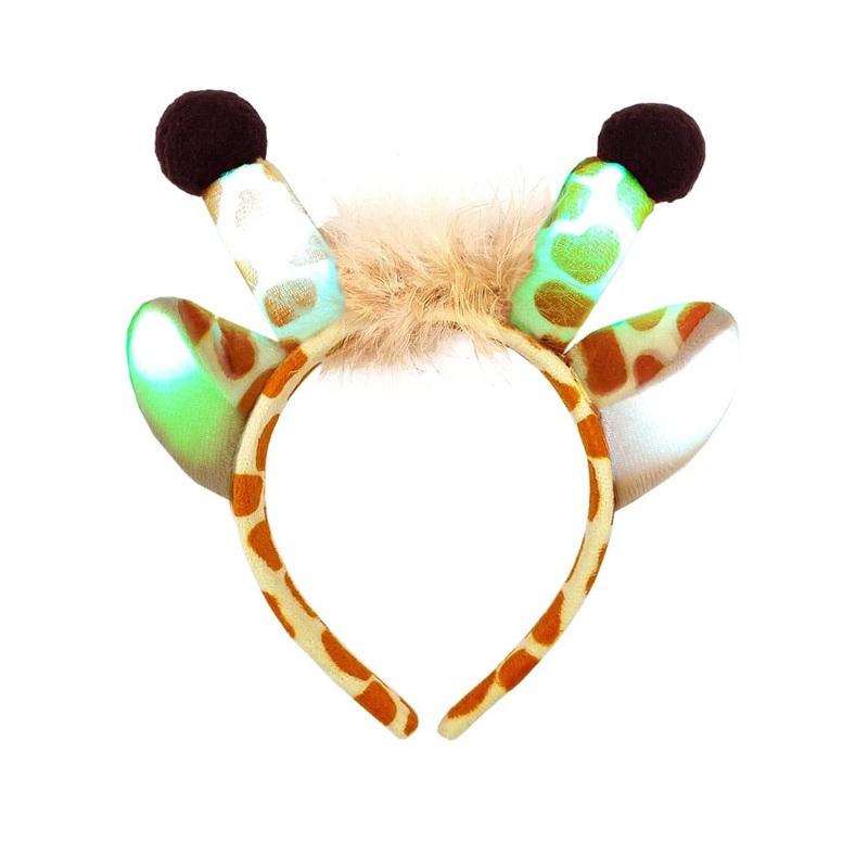 Light Up Giraffe Headband Costume Accessory