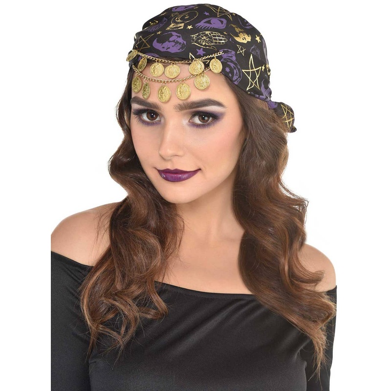 Mystic Fortune Teller Head Scarf Costume Accessory
