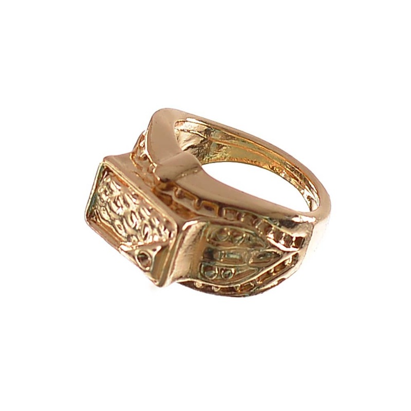 Simple Gold Womens Costume Accessory Ring
