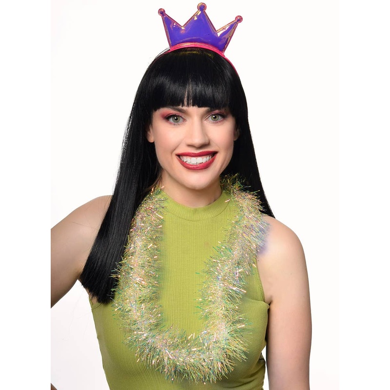 Sparkly Iridescent Tinsel Lei Costume Accessory