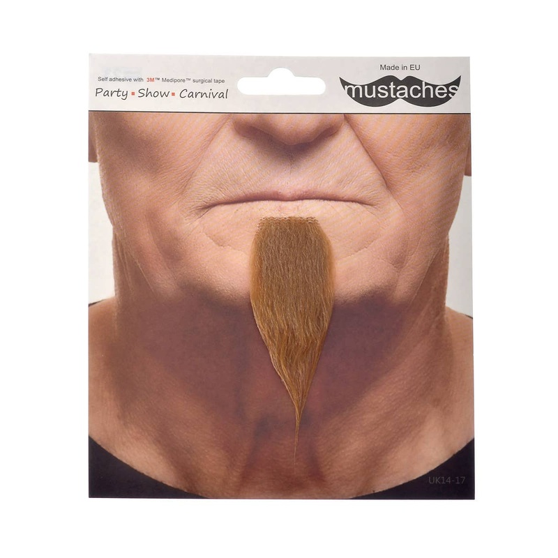 Stick-On Ginger Brown Goatee Costume Accessory