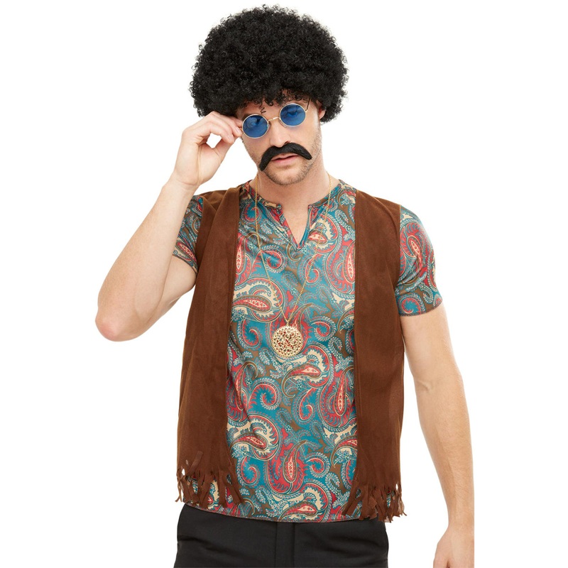 Trippy 60s Hippie Mens Costume Accessory Set