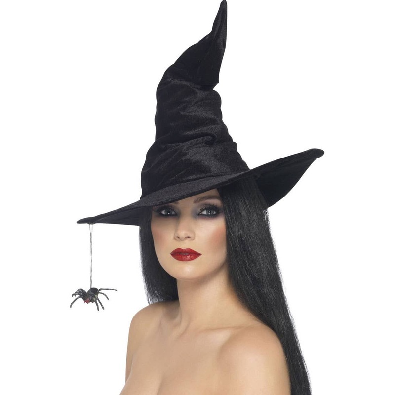 Classic Pointy Black Witch Hat