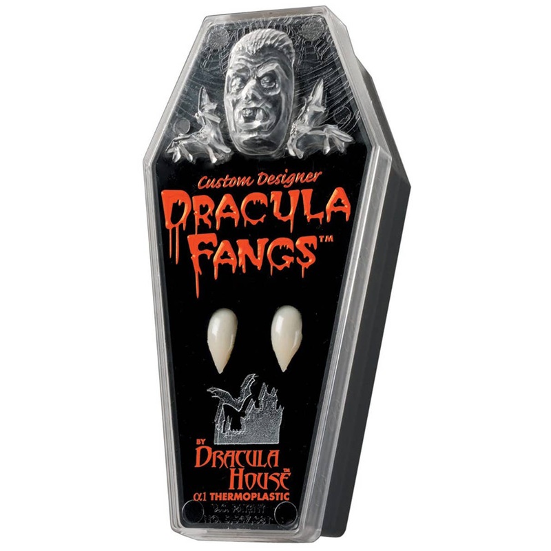 Deluxe Custom Fit Extra Large Size Vampire Fangs Halloween Accessory