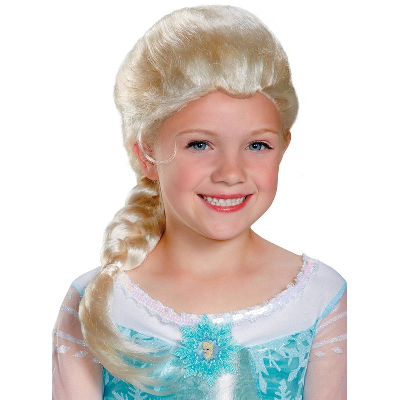 Elsa Girls Officially Licensed Frozen Blonde Costume Wig