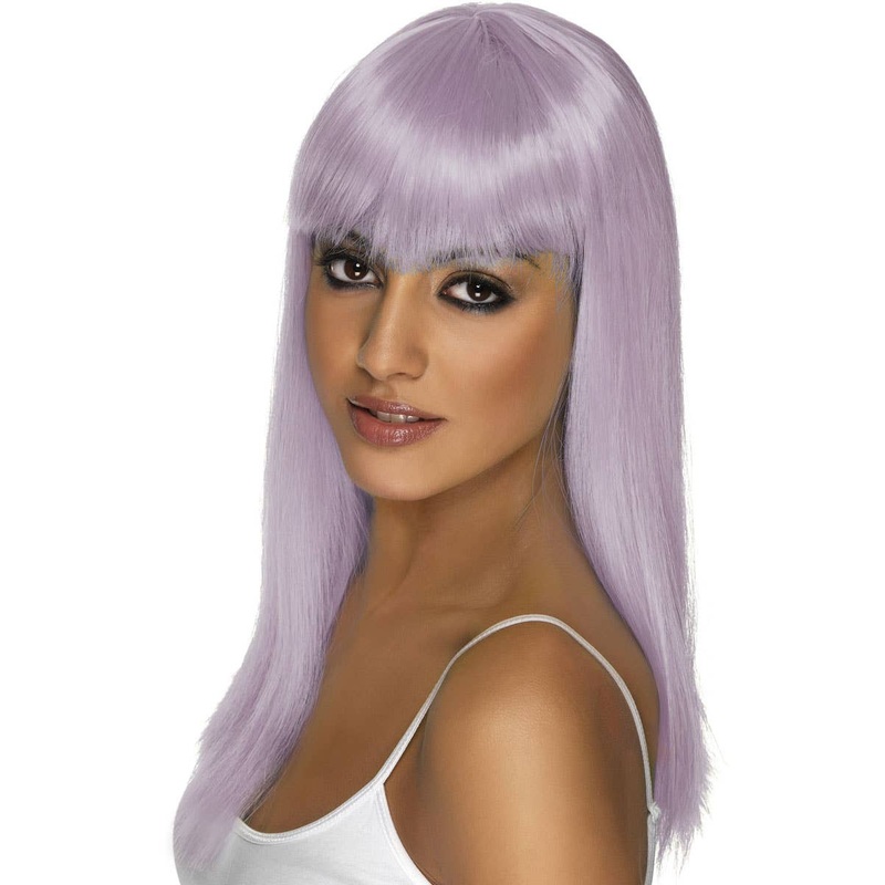 Glamourama Lavender Womens Straight Glamour Wig