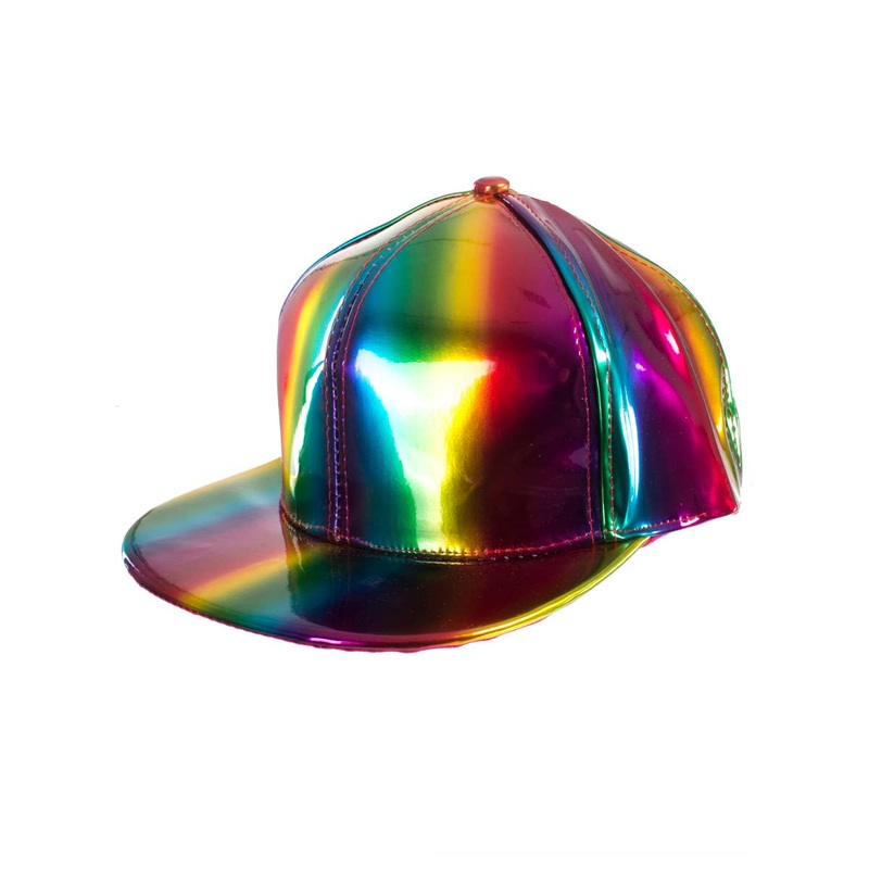 Metallic Rainbow Marty McFly Adults Costume Hat