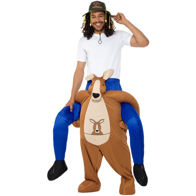 Piggyback Kangaroo Novelty Adults Australian Costume