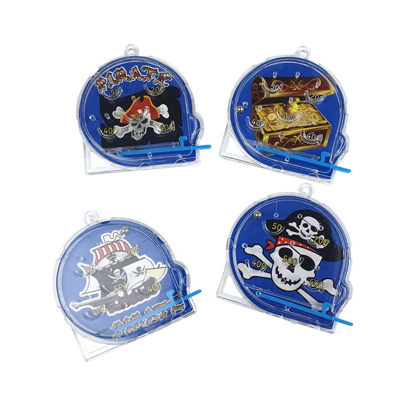 Pirate Mini Pin Ball Games 4 Pack Party Favours
