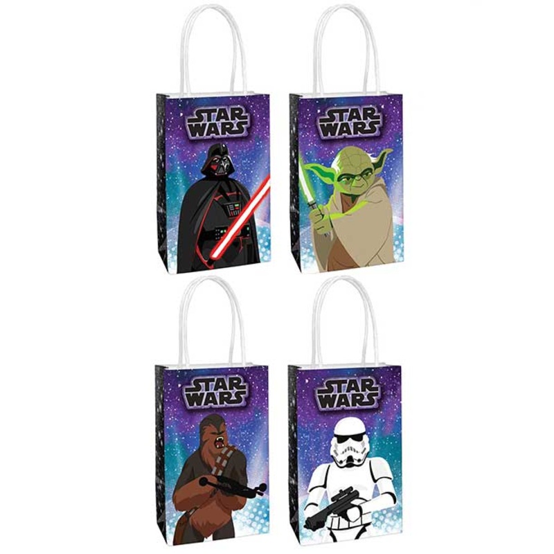Star Wars Galaxy 8 Pack Deluxe Paper Loot Bags