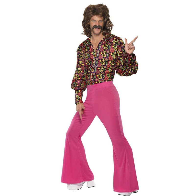 1970s Retro Slack Suit Mens Fancy Dress Costume