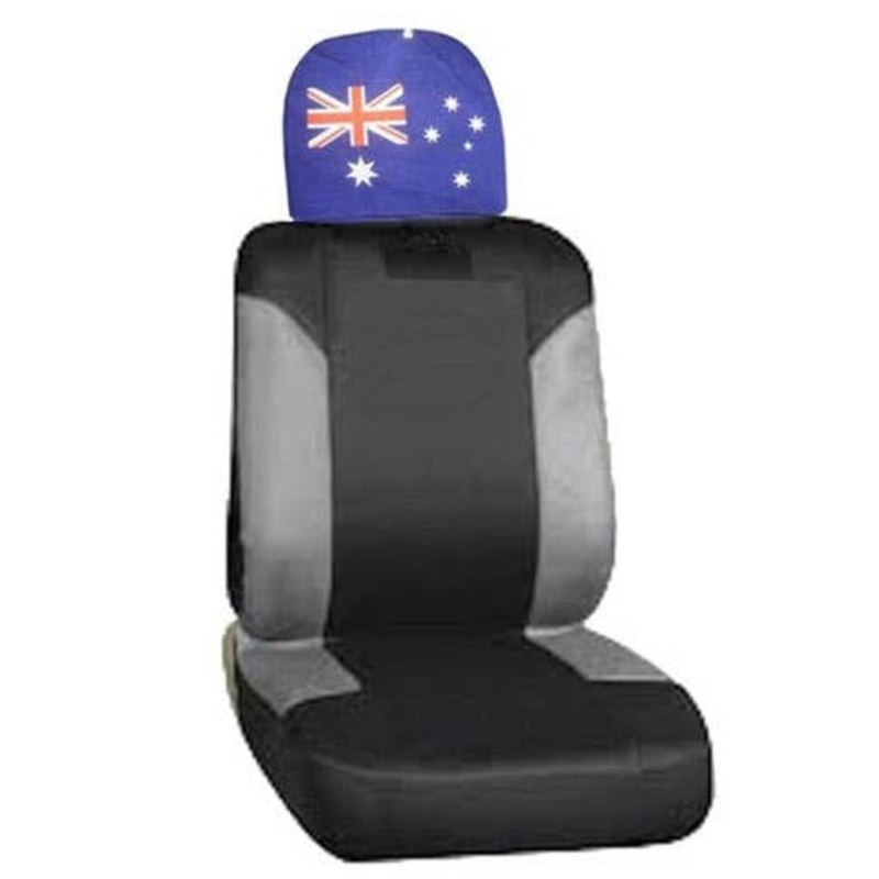 Aussie Flag Car Seat Head Rest Cover