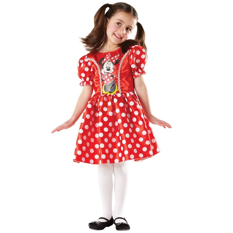 Classic Polka Dot Minnie Mouse Girls Costume
