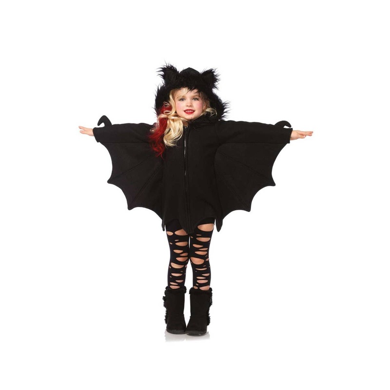 Cozy Bat Girls Halloween Fancy Dress Costume