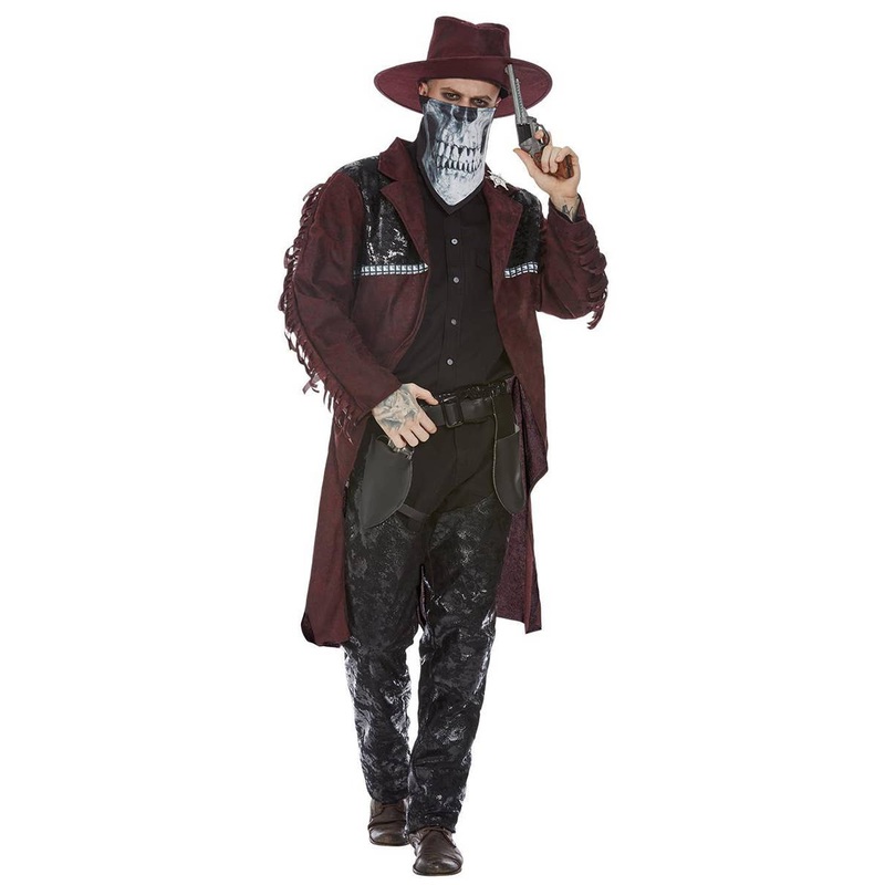Dark Spirit Western Cowboy Mens Halloween Costume
