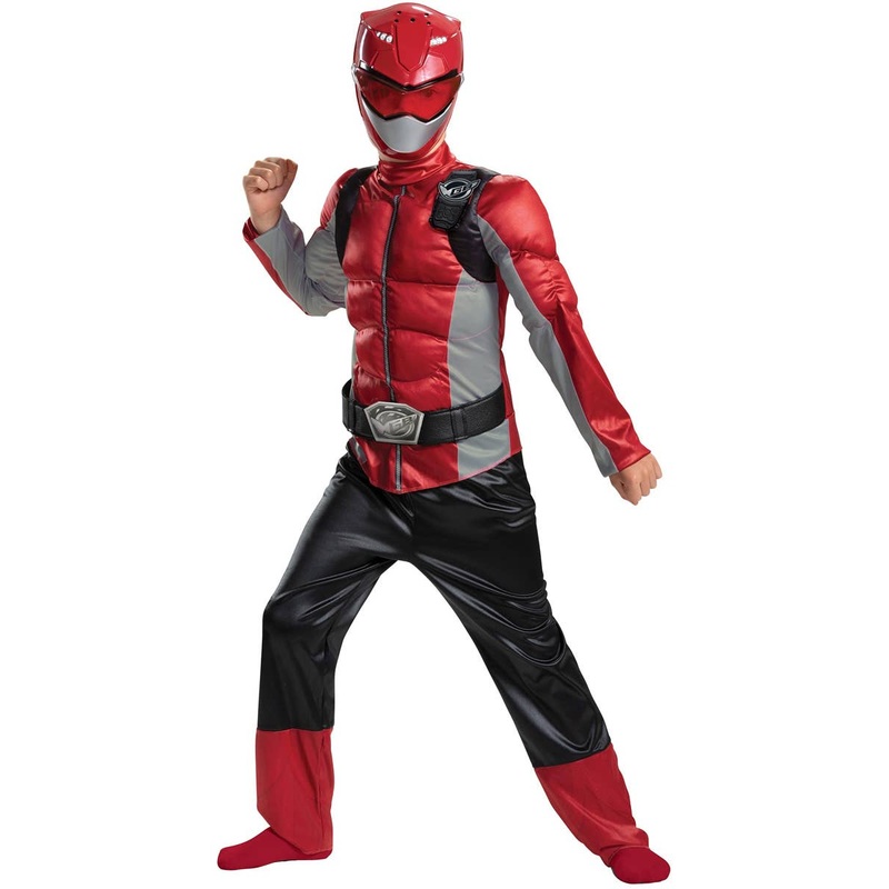 Deluxe Red Power Rangers Beast Morpher Boys Costume