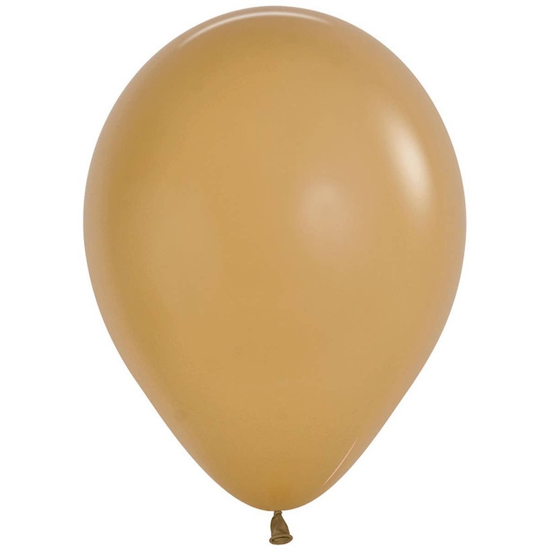Fashion Latte Single Small 12cm Air Fill Latex Balloon