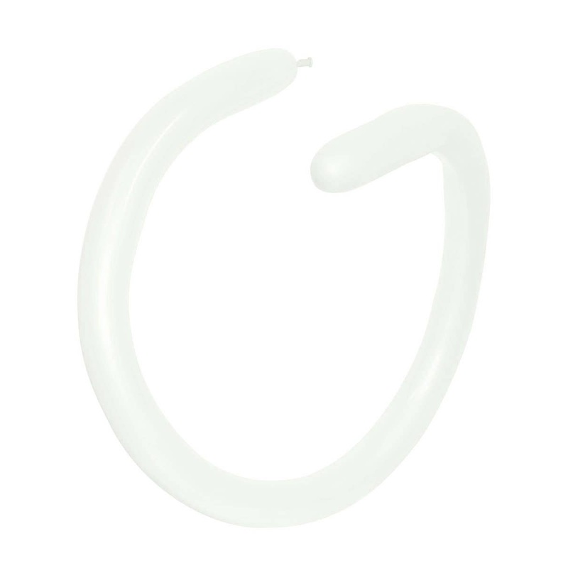 Fashion White Single 260S Latex Modelling Balloon