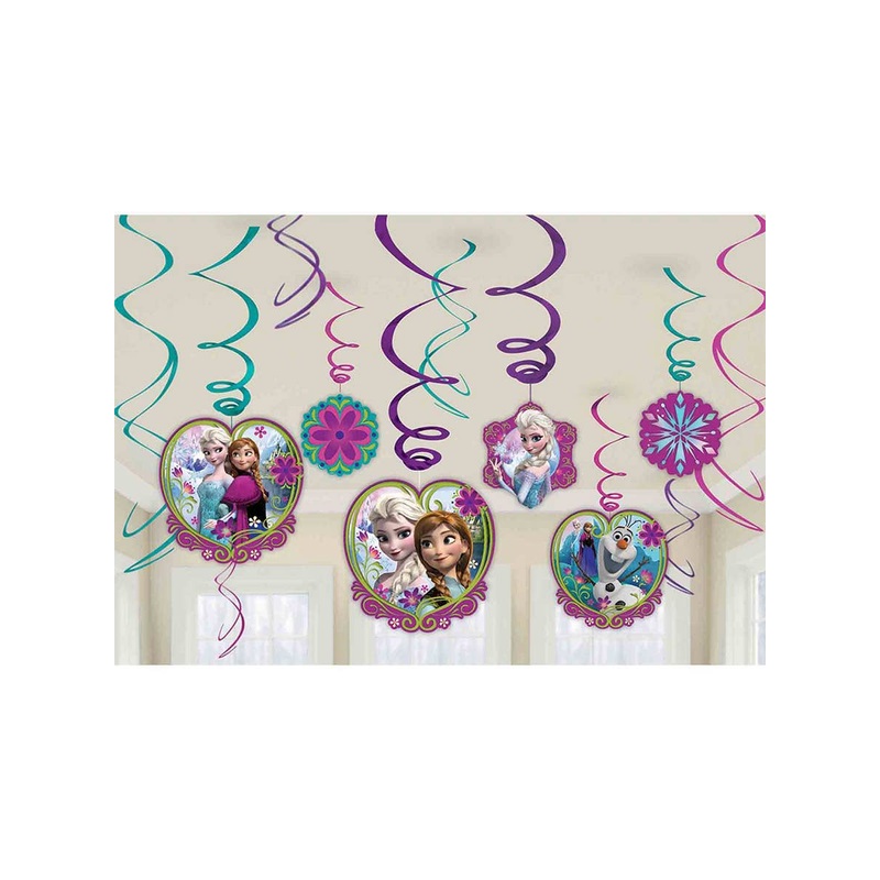 Frozen Hanging Spirals Party Decoration