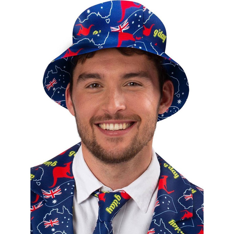 G'Day Australian Print Adults Reversible Bucket Hat