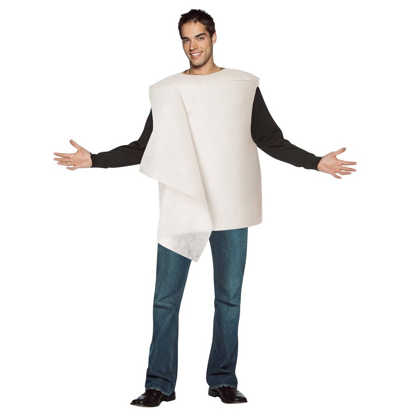 Giant Toilet Paper Roll Adults Dress Up Costume