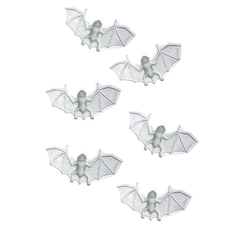 Glow in the Dark Mini Bats Halloween Decoration
